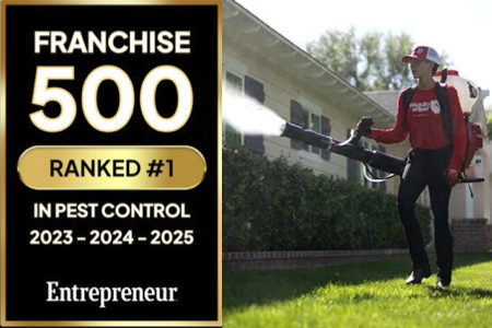 mosquito shield named number one pest control franchise