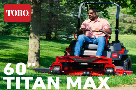 toro new titan max zero turn mower